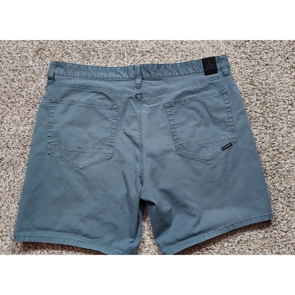 Prana Gray Men’s Flat Front Shorts | 40 - Picture 4 of 6